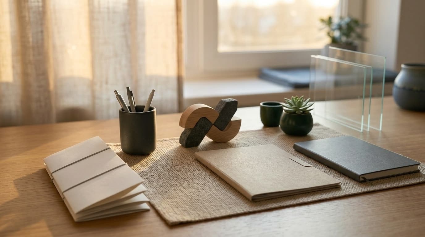 Cena editorial sóbria para revisar conflitos de interesse com cuidado.